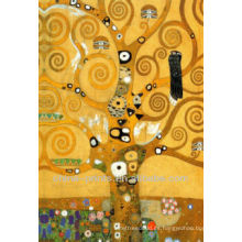 Abstracta de oro árbol de la pared arte pinturas al óleo